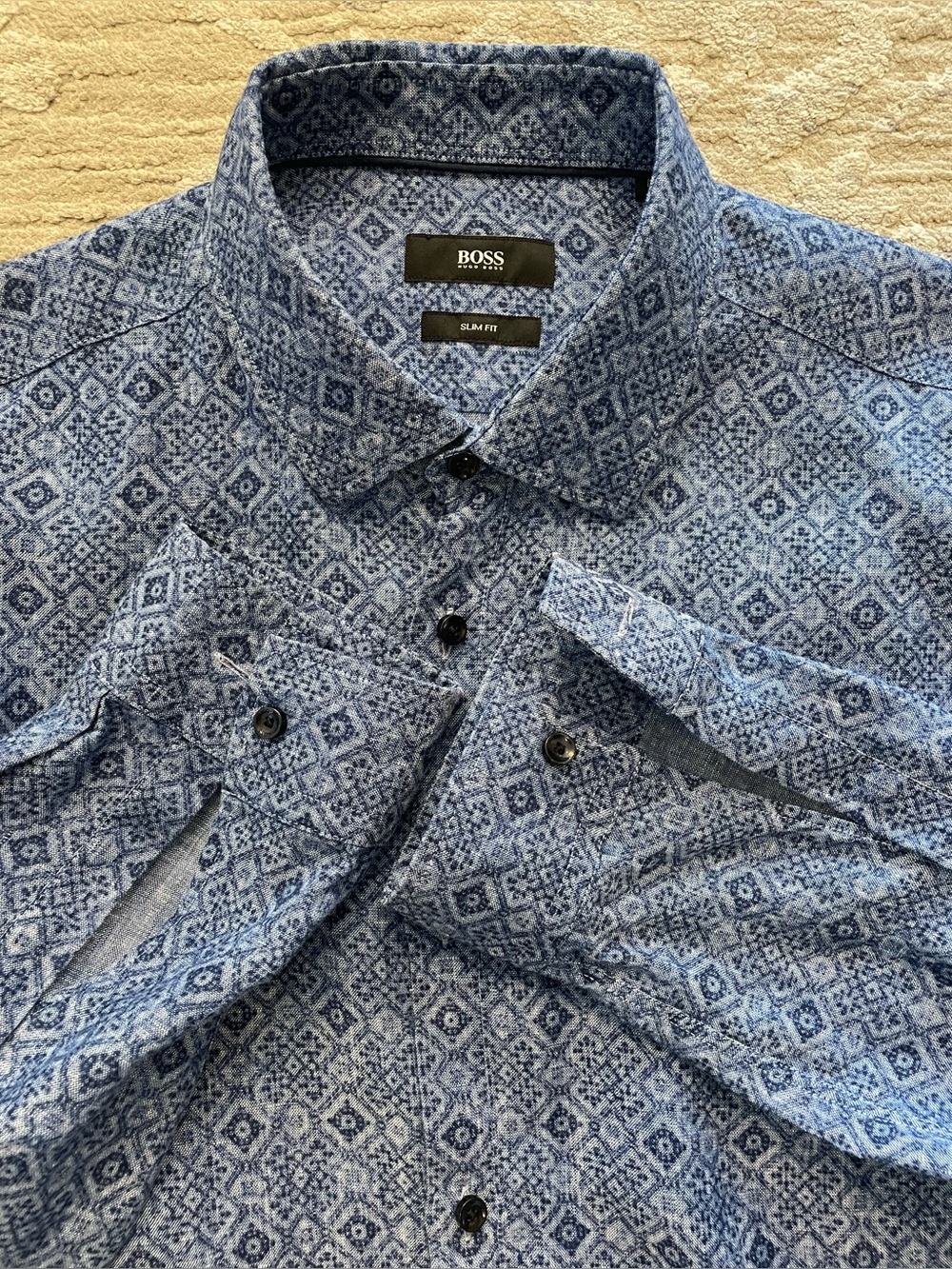 Hugo Boss - All cotton dress shirt Size Medium